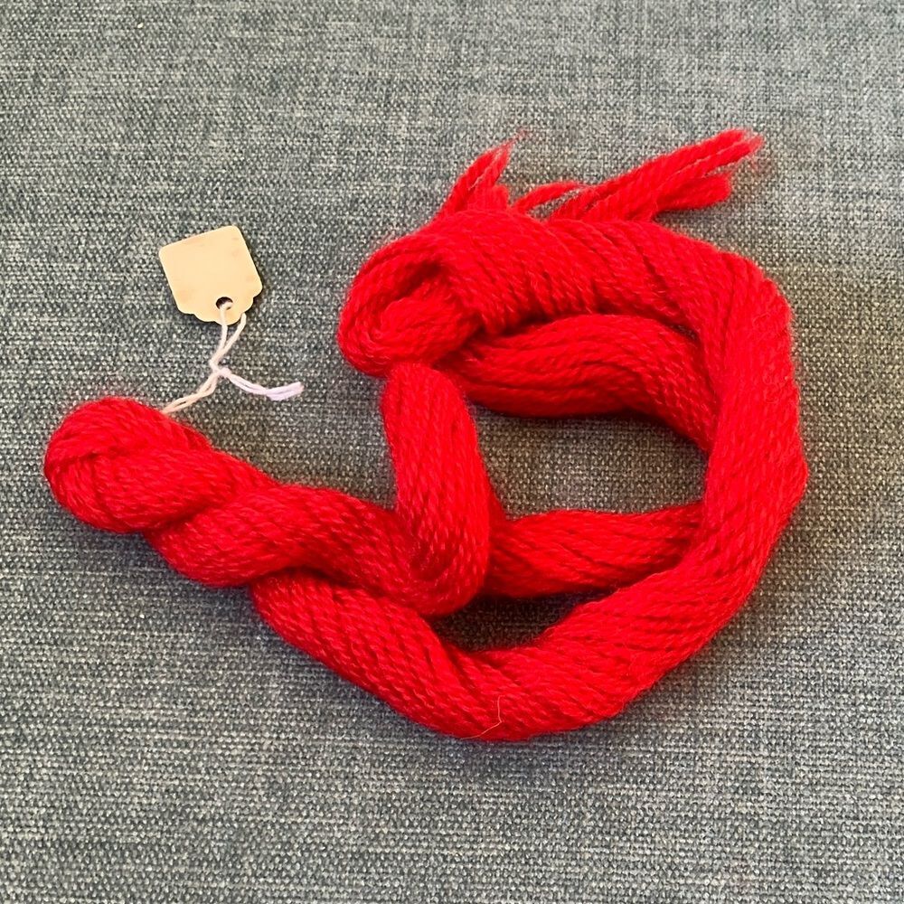 Red Needlepoint Thread Yarn